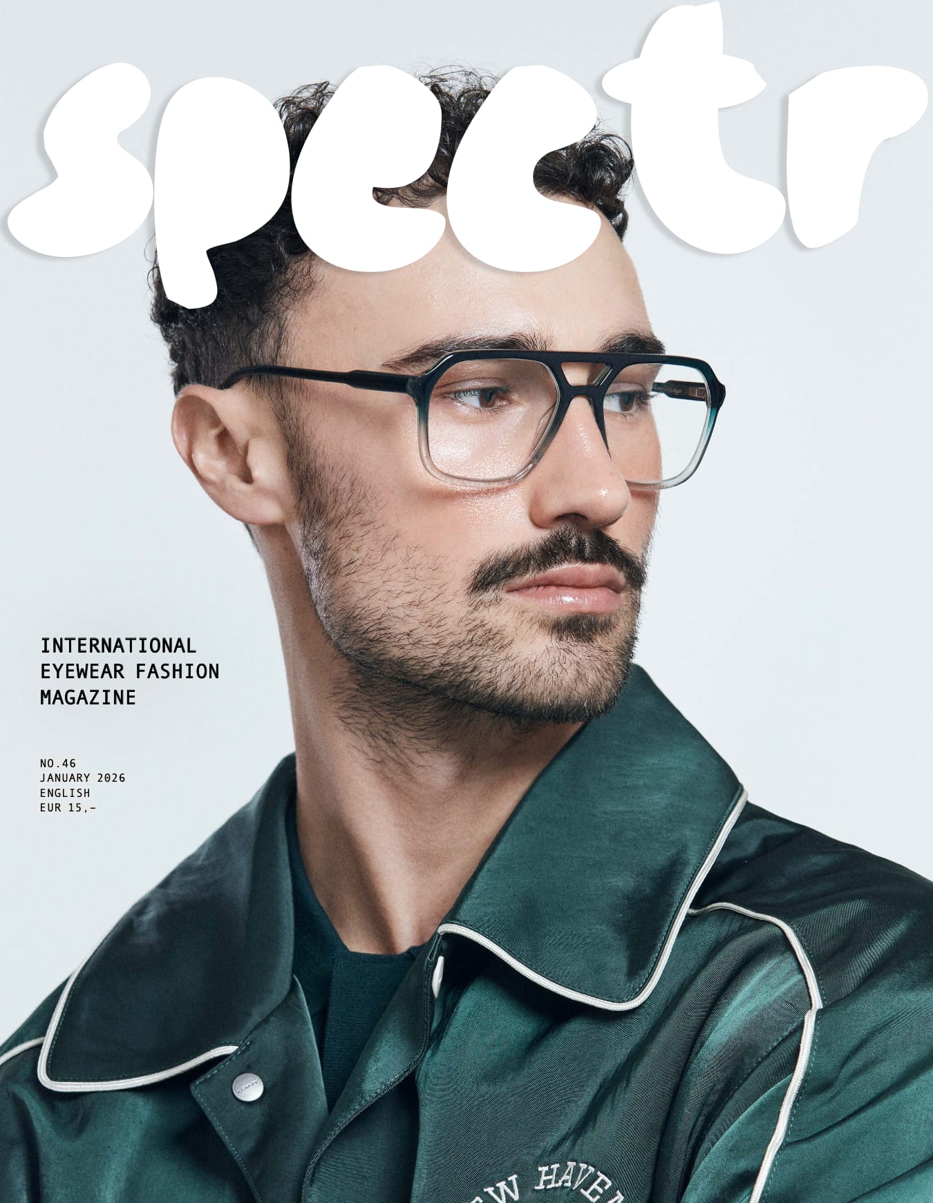 SPECTR Cover No.46 January 2026 – internationales Eyewear Fashion Magazin